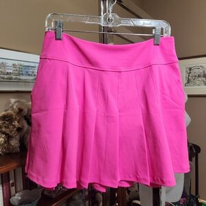 Lily Pulitzer Bright Pink Pleated Skort; Size 6